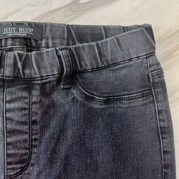 Judy Blue | Black Pull On Skinny Fit Jegging Jeans JB88263 Size 13 / 31 - Picture 10 of 12